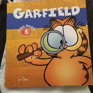 Garfield Comic Book with Orange and Blue Cover
